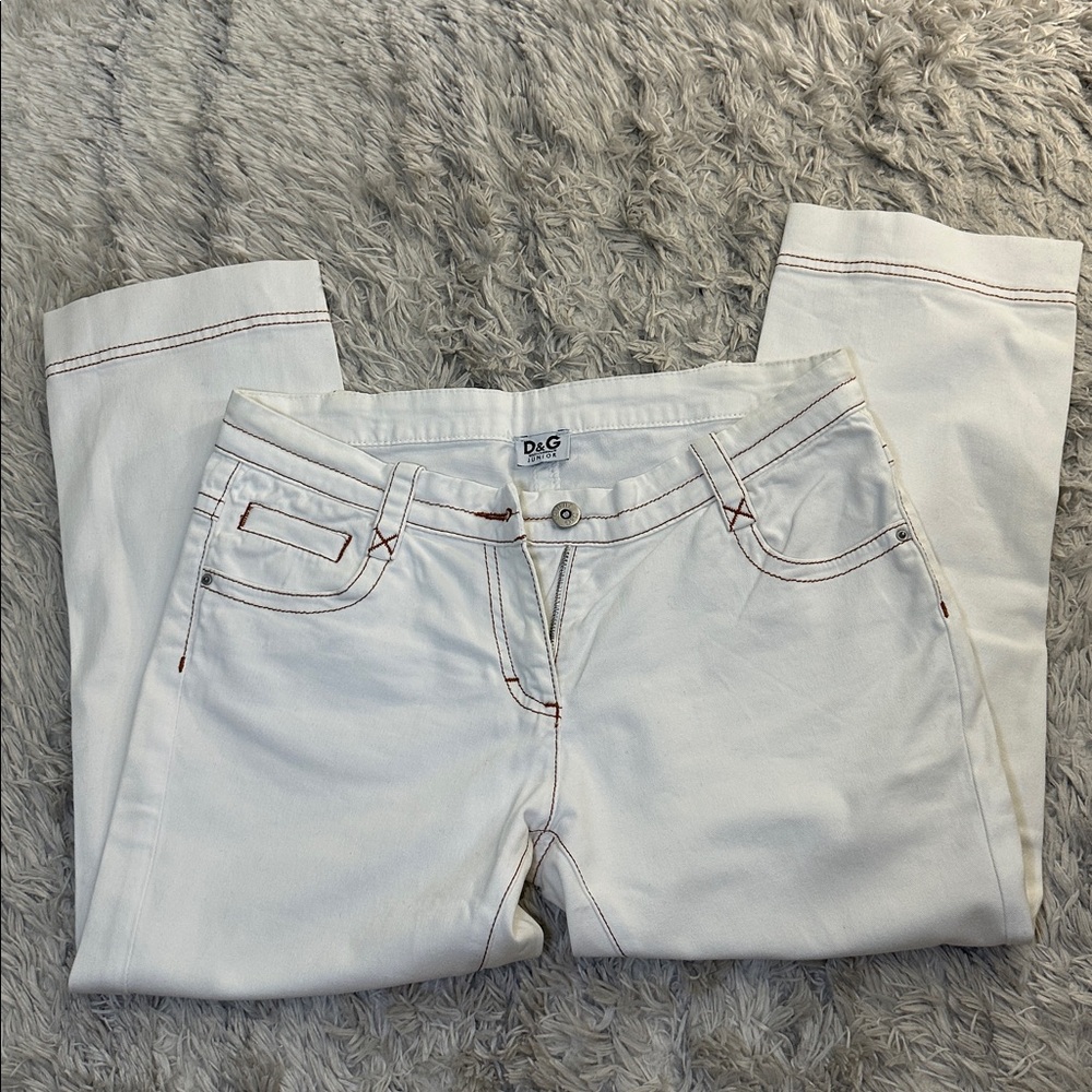 D&G Junior White Jeans (Dolce and Gabanna)